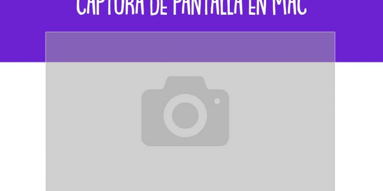 captura de pantalla en mac