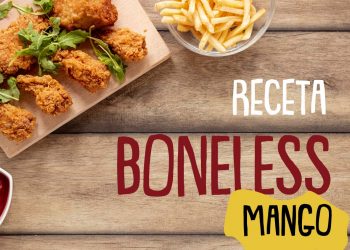 boneless con salsa de mango