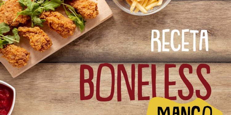 boneless con salsa de mango
