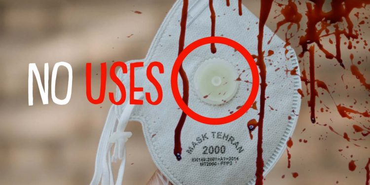 tapabocas con válvula